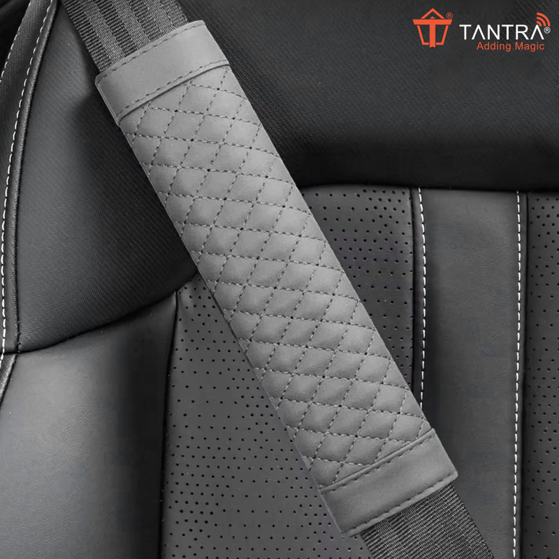 TANTRA Car Seat Belt Cover & Shoulder Pad Cover Universal Pack Of 2 Seat Belt Cover(Pack of 2)