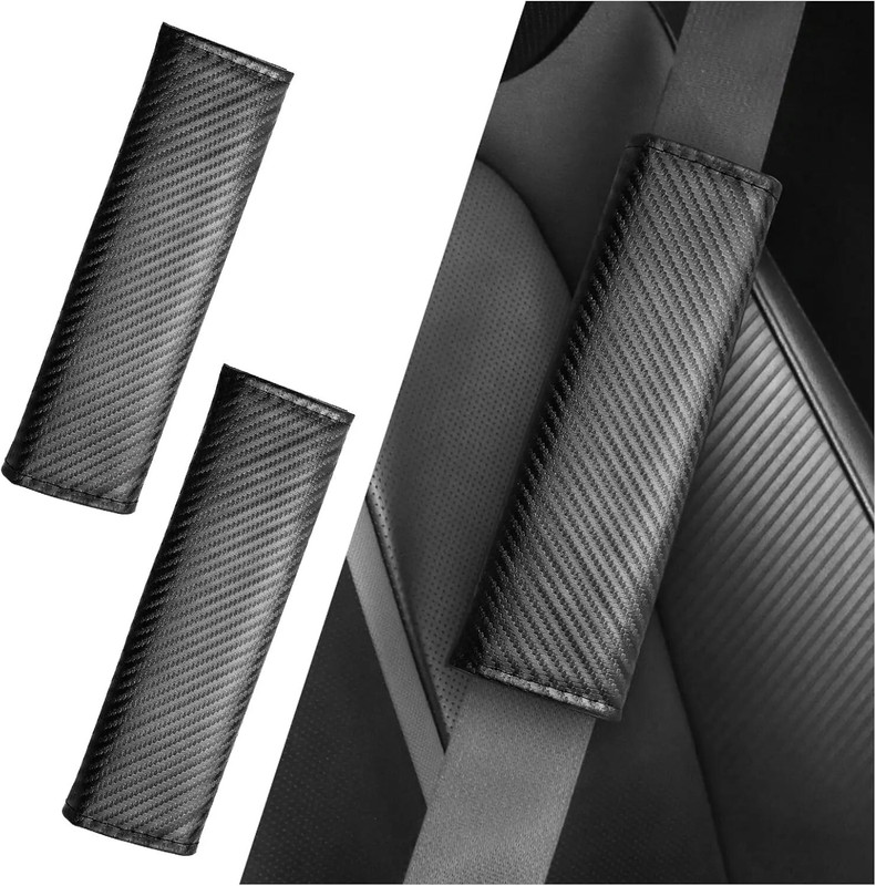 Janvitha Soft Seat Belt Cover (2 PCS) –Shoulder Pad for Car & Backpack | Comfort & Safety Seat Belt Cover(Pack of 2)