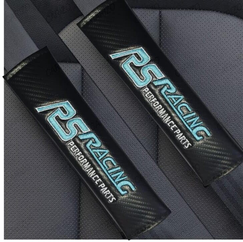 CARIZO Seat Belt Shoulder Pads, Comfort & Safety Covers, RS Racing Embroidered Seat Belt Cover(Pack of 2)