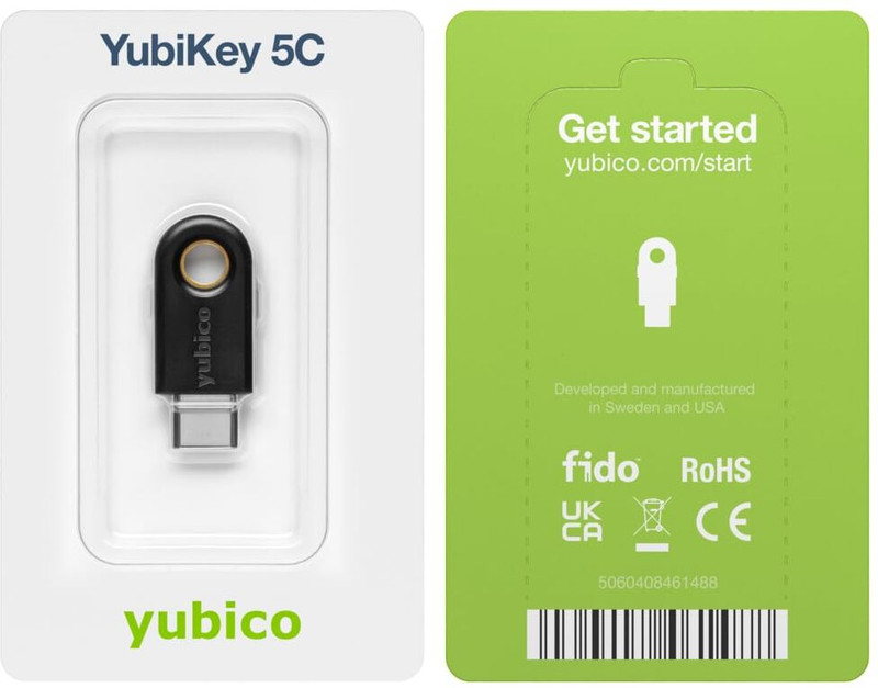 Yubikey Security Key Type-A(Black)