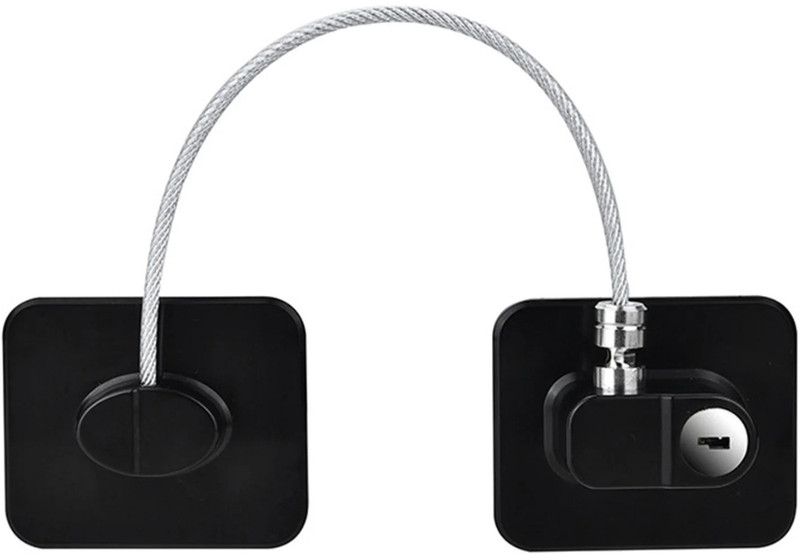 Digital Shoppy Window Security Chain Lock 1 pc(Black)