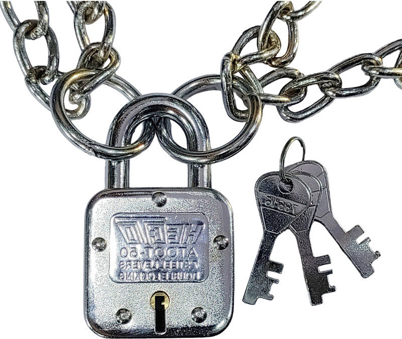 VTH Hecto Atoot Double Locking Safety Padlock 60mm With 3 Keys HT-60(Silver)