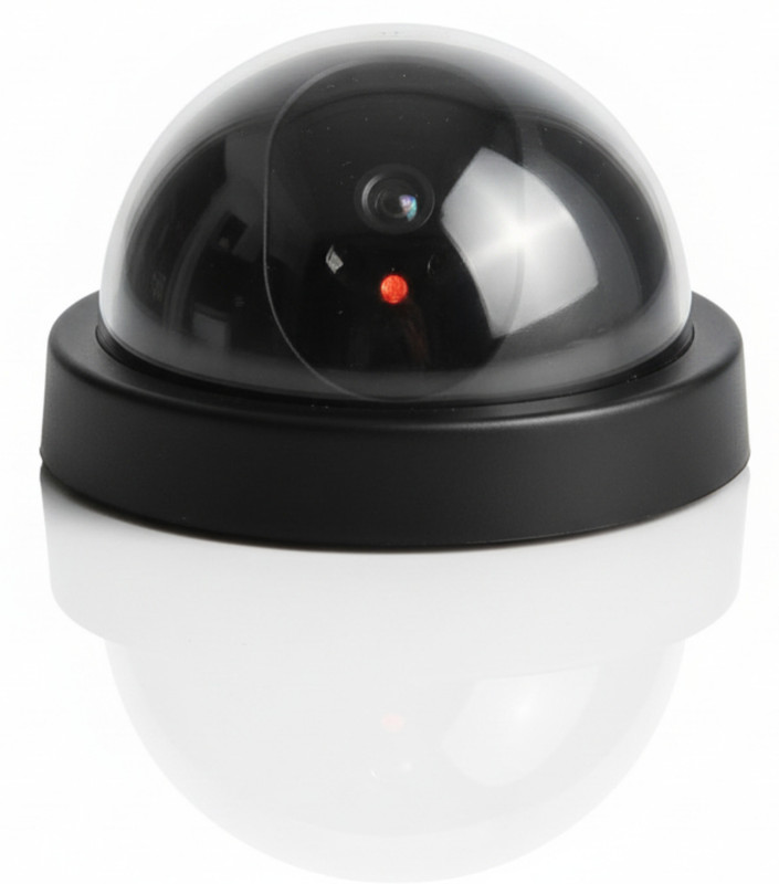 Drumstone Dummy Dome CCTV Camera – Red LED Light, Fake Security for Home Dummy Dome CCTV Camera – Red LED Light, Fake Security for Home(Multicolor)