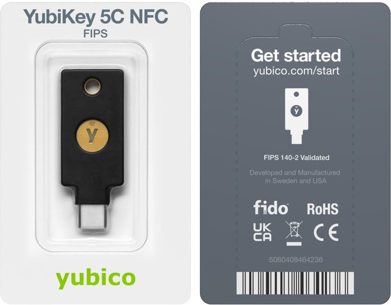 Yubikey 5 NFC Security key Y-237(Black)