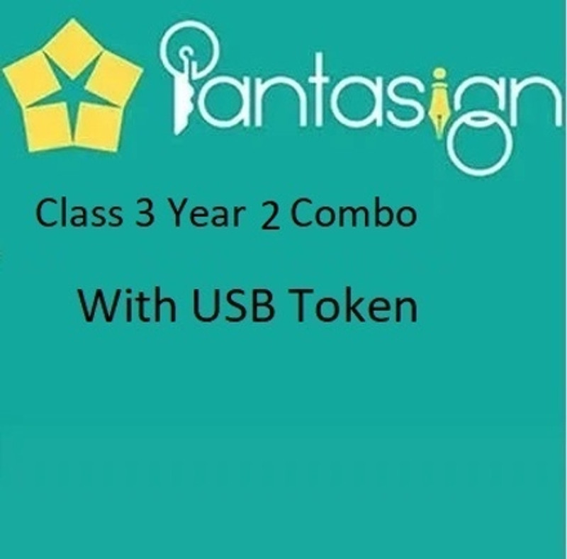 ProdigiSign Class 3 Year 1 Digital Signature +Encription Certificate Combo(-)