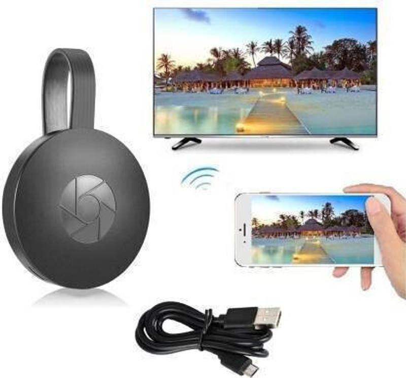 X88 Pro New Chromecast WiFi HDMI Wifi Display Dongle & Wireless Display Dongle Media Streaming Device(Black)