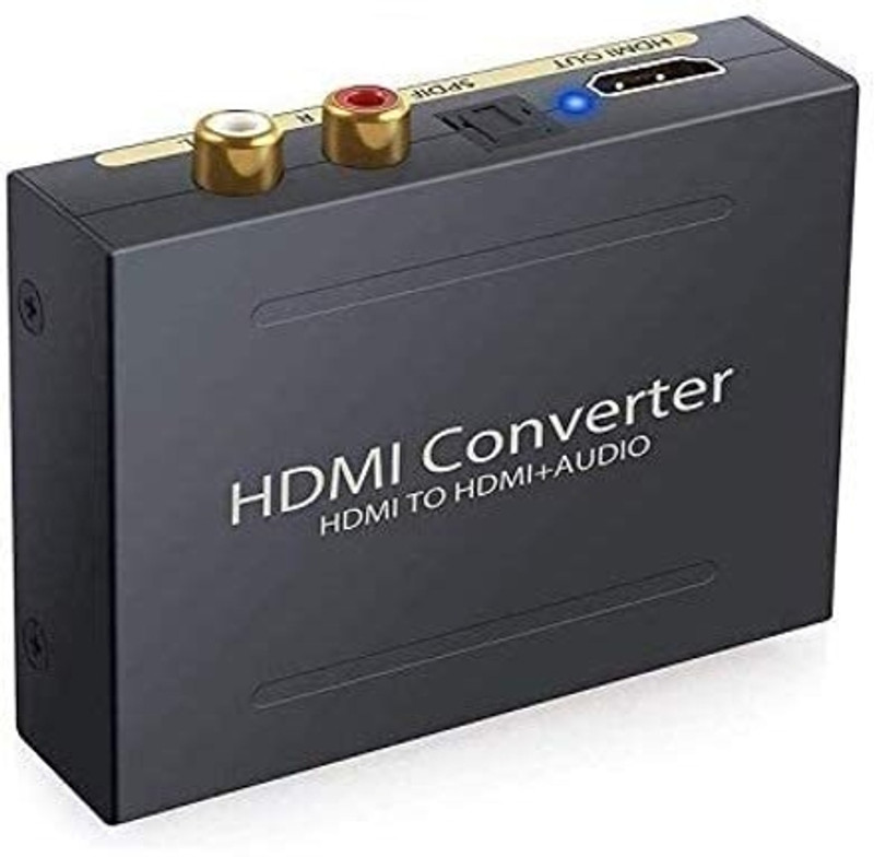 microware audio extractor splitter Media Streaming Device(Black)
