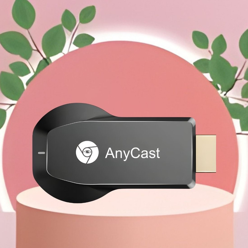GUGGU AnyCast Pro Wireless HDMI Display Adapter with 1080p Streaming, Multi-DeviceZ47 Media Streaming Device(Black)