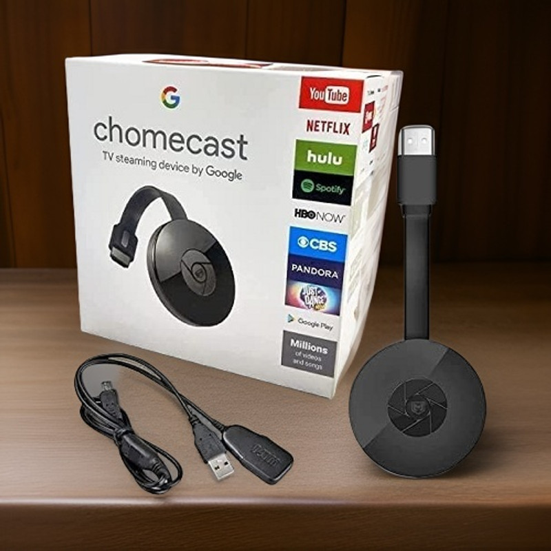 GUGGU H38_Chromecast Wireless Media Streaming: Chrome Cast HDMI Dongle Media Streaming Device(Black)