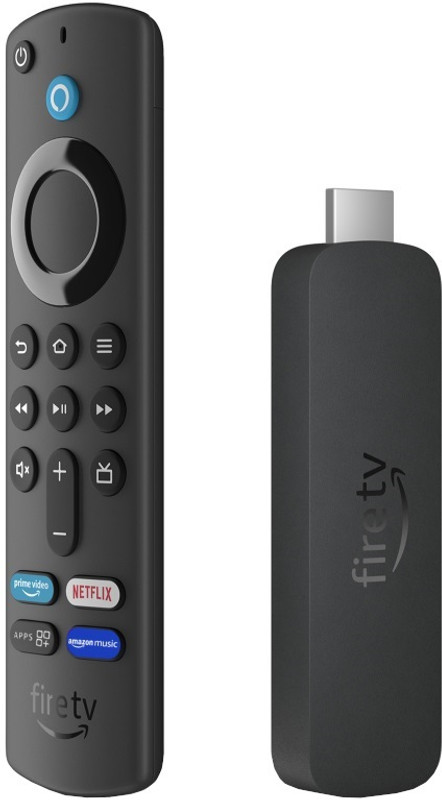 Firetv Stick 4K streaming device, supports Wi-Fi 6, HDR10+ Media Streaming Device(JET Black)