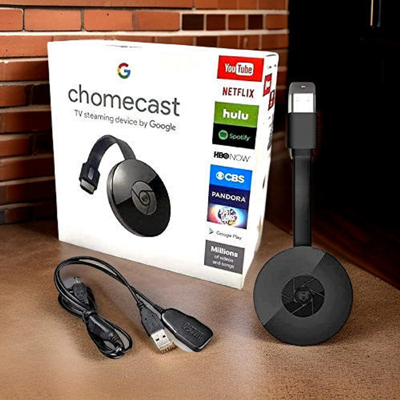 YAROH Smart Streaming: Chromecast HDMI Dongle for Wireless Media Playback V26 Media Streaming Device(Black)