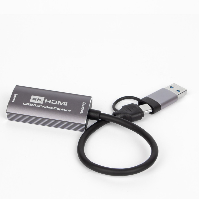 xavion 4K HDMI to USB 3.0 Video Capture Card HD 1080P 60Hz Video Live Streaming Media Streaming Device(Grey)