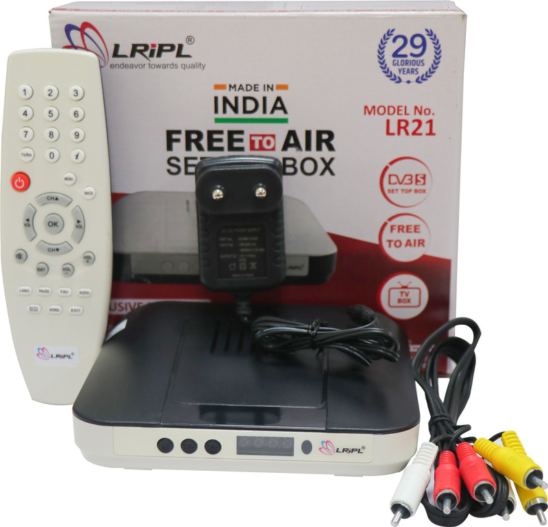 LRIPL LR21 Set Top Box Media Streaming Device(White)