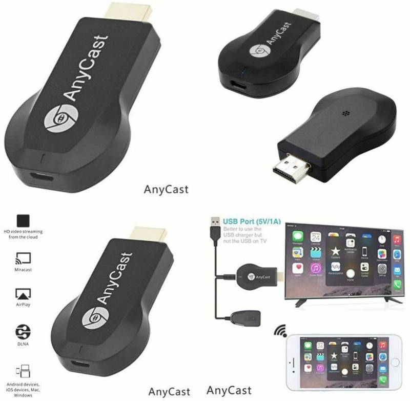 Clairbell VKT_580V-WIRELESS DISPLAY FOR TV STREAMING DEVICE Media Streaming Device Media Streaming Device(Black)