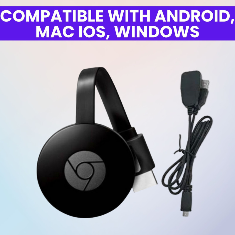 SACRO Chromecast Ultra 4K (Streaming Device) with HDR and Fast Wi-Fi ConnectivityW328 Media Streaming Device(Black)