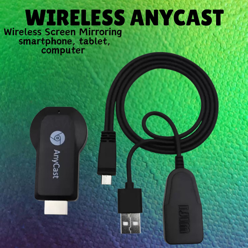 SACRO Wireless Wi-Fi Dongle Adapter Device for TV With 4K Ultra HD Resolution G495 Media Streaming Device(Black)