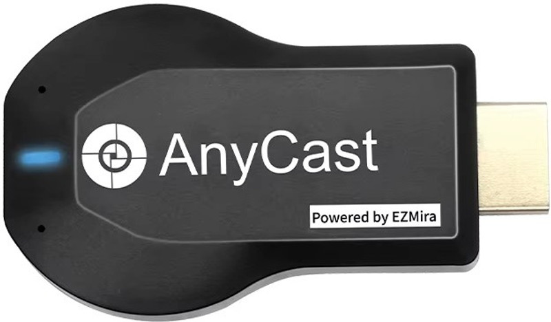 WristHive AnyCast 1080P WiFi Display Adapter – Turn Any TV into Smart TV Media Streaming Device(Black)