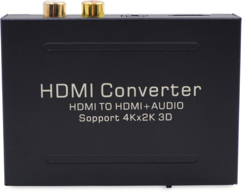 Tobo 3D hdmi to hdmi audio extractor hdmi 5.1 audio extractor 4k 60hz audio extractor Media Streaming Device(Black)
