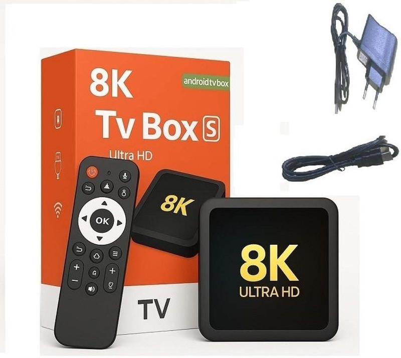 Advik Android TV Box 8K Ultra HD Media Streaming Device(Black)