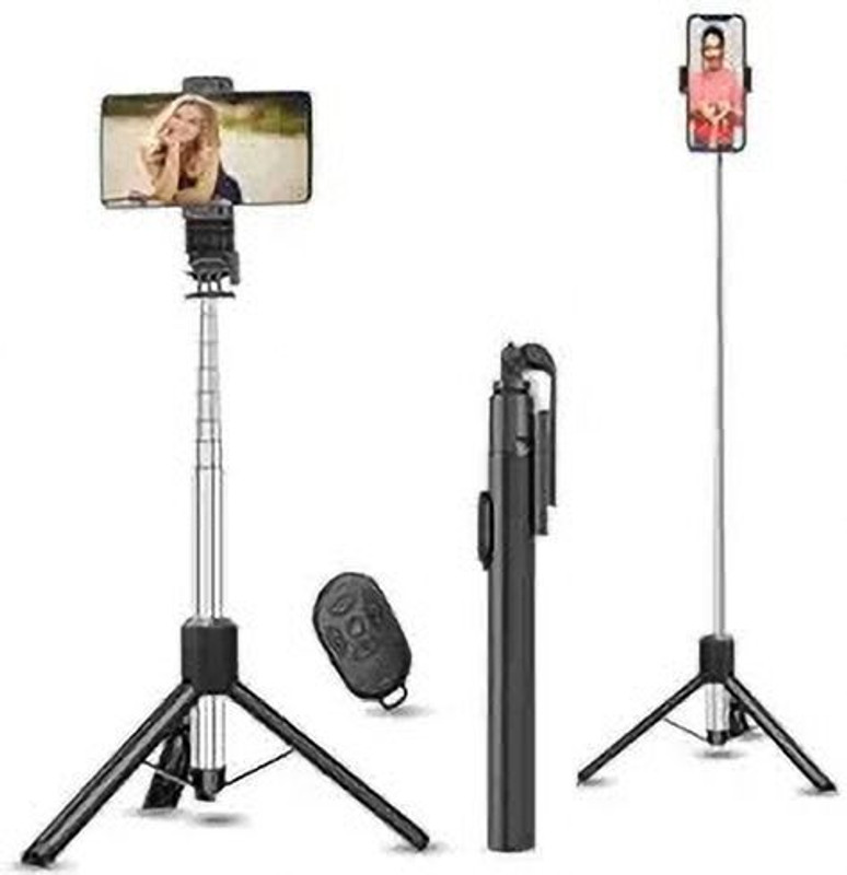 Pharaoh Y17 Selfie Stick Tripod AASV3 Bluetooth Selfie Stick(Multicolor, Remote Included)