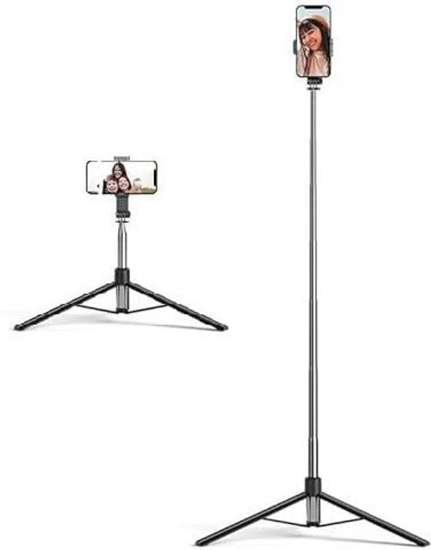 Sconzi Y17 (170 Cm) Long Selfie stick with Detachable Bluetooth Remote Bluetooth Selfie Stick(Black, Remote Included)