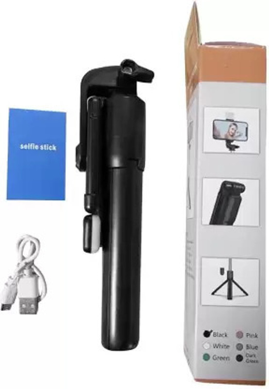 stylobate Bestr1s Bluetooth Extendable Selfie Stick with Wireless Remote and 2 Level Fill 3 Axis Gimbal for Mobile(500)