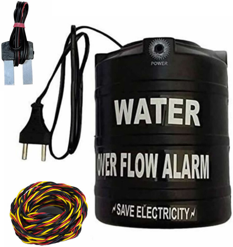 iWin Water Tank Overflow Alarm with High Quality Voice Sound Overflow & 15mitar Connecting Wire (Made in India) (Pack of 1) Wired Sensor Security System