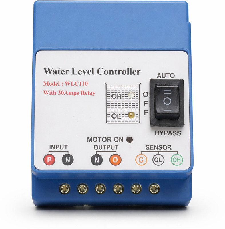 Sentrex Automation Water Pump Automatic On-Off, Water Level Controller For Open Well Wired Sensor Security System