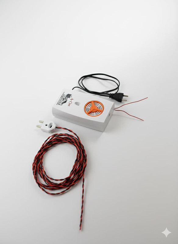 Arshraj electronics Water Tank Overflow Alarm 20 Meter Aluminium Wire, 2 Pin Plug, 2 Wired Sensor Security System