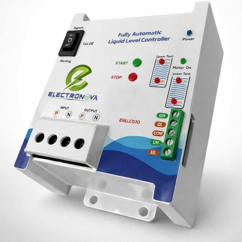 Electronova ENLLC610 Automatic Water Level Controller, Indication and Support 2HP Motor Wired Sensor Security System
