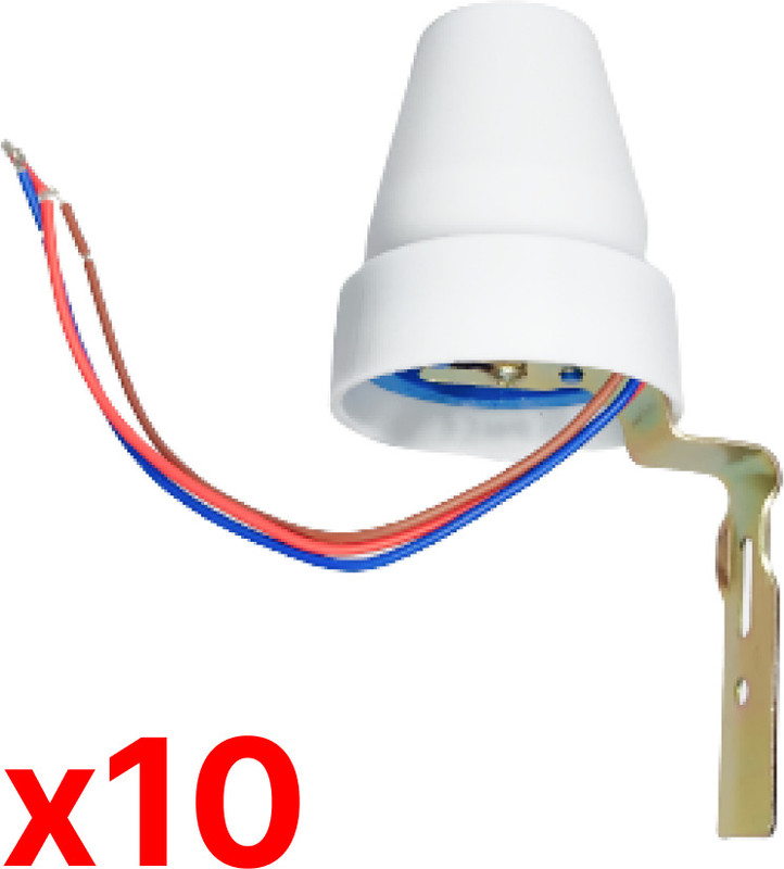 Geld Tech Photocell Day Night Sensor detects the amount of ambient light | Pack of 5 Wired Sensor Security System