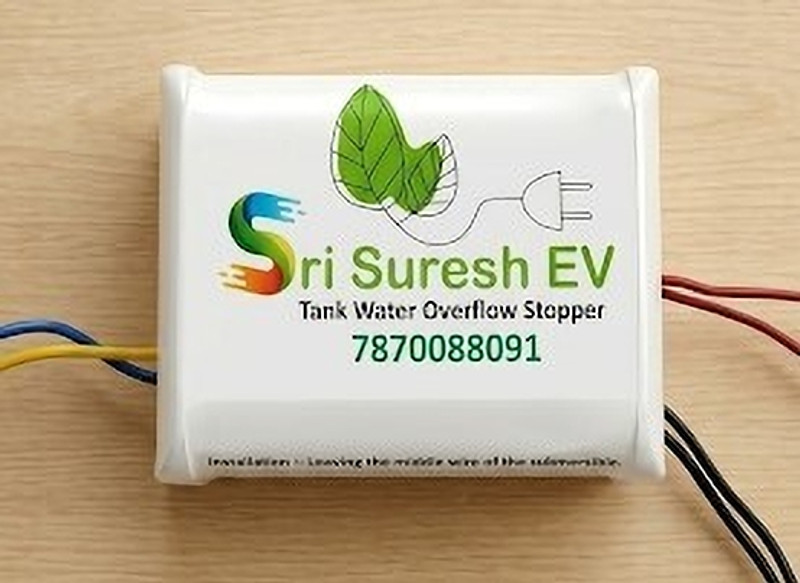 Sri Suresh EV Water Overflow Stopper-gh 57 Wired Sensor Security System