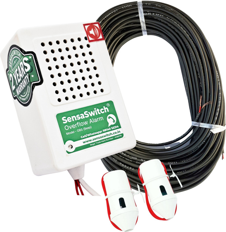 SensaSwitch Water Tank Overflow Musical Alarm With Signal Wire Package PSP-OCA-2YR-CO Wired Sensor Security System