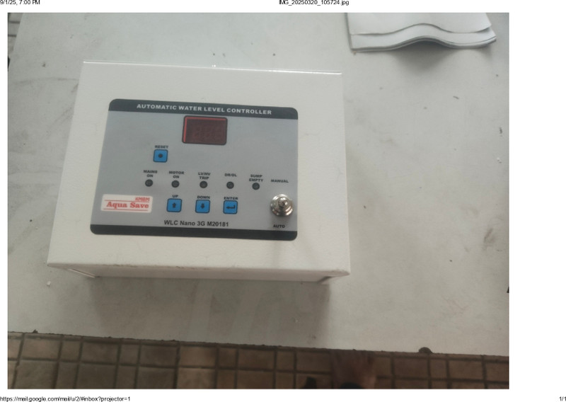 AQUASAVE 3621 Wireless Sensor Security System