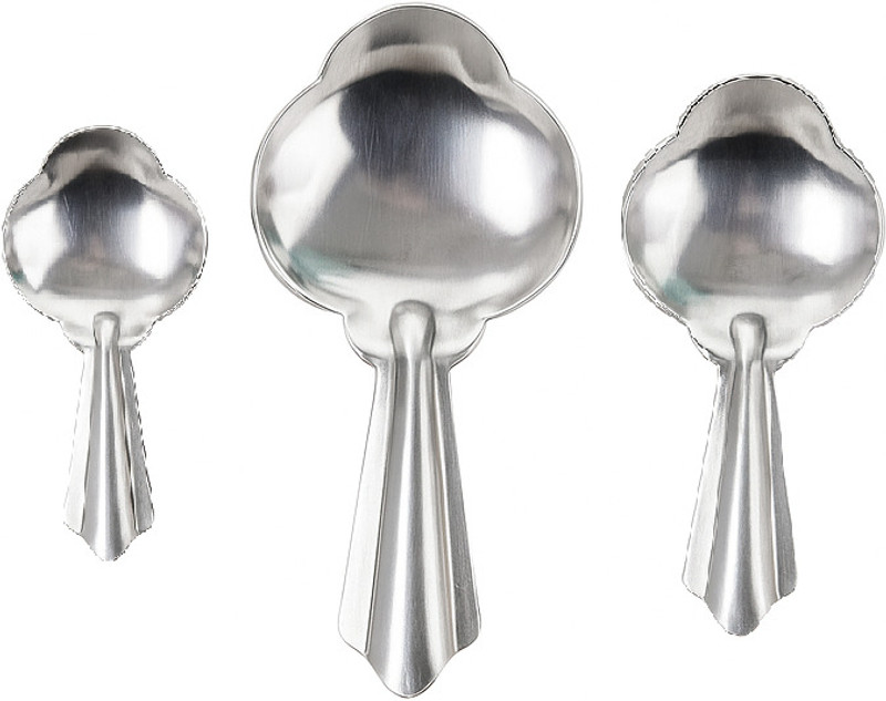 Dynore Dynore 3 Pc Flower Shape Masala Small/Mini Spoon for Masala Containers Set 4 Spoon Serving Set(Pack of 12)
