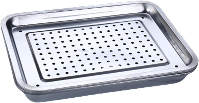 HEVASNEK Stainless Steel StorageTray(27x20CM) Tray