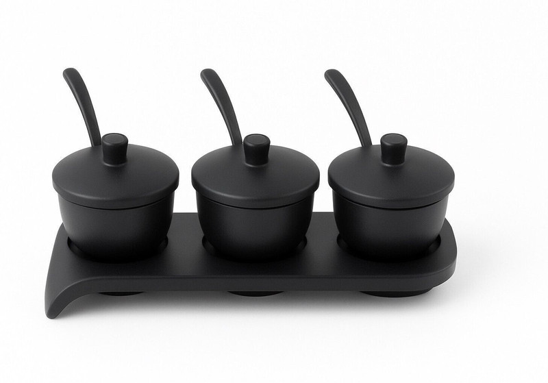 kaku Pickle Pot Container Set with Lid | Multi-Purpose Kitchen Serving Set Container Serving Set(Pack of 3)