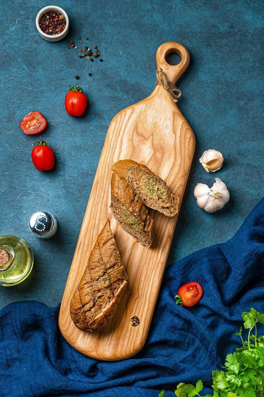 WOODVOIE Rustic Kitchen Fruit and Dessert Board Tray Serving Set(Pack of 1)