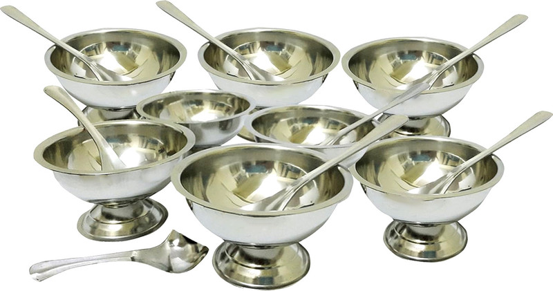 Dynore Bowl Spoon Serving Set(Pack of 8)
