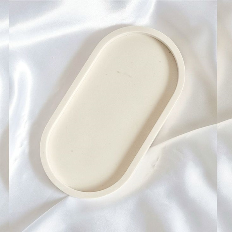 SnP trendz minimal oval tray Tray Serving Set(Pack of 1)
