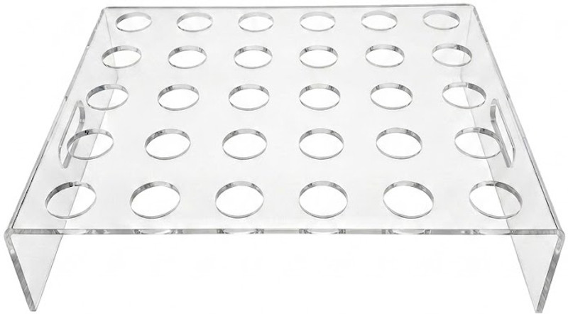 Porpoise 6 pc bhel tray black big Tray Serving Set(Pack of 1)