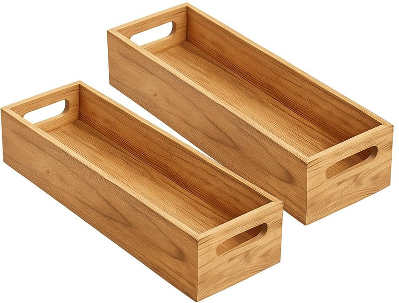 Green Wood Wooden Serving Tray Platter Multipurpose Tray | Serving Tray for Breakfast Tray(Microwave Safe)