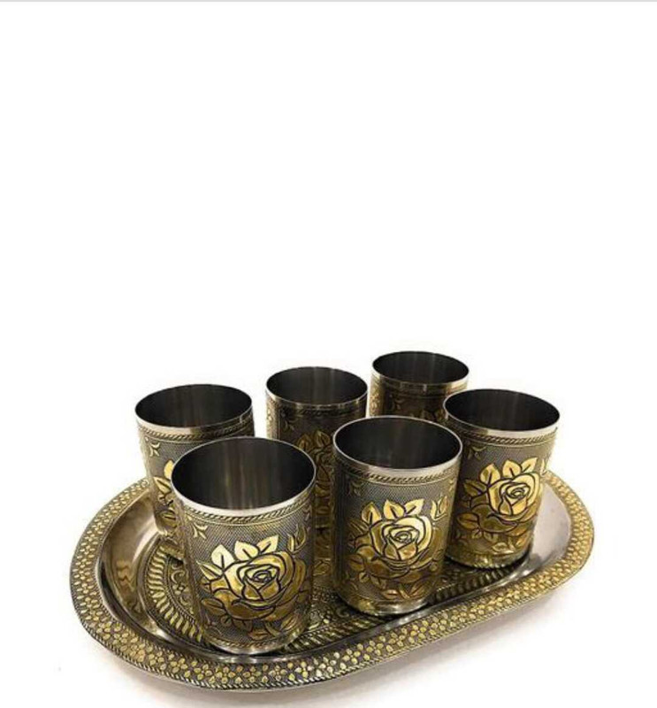 Primectrla Fab 001 Glass Serving Set(Pack of 7)