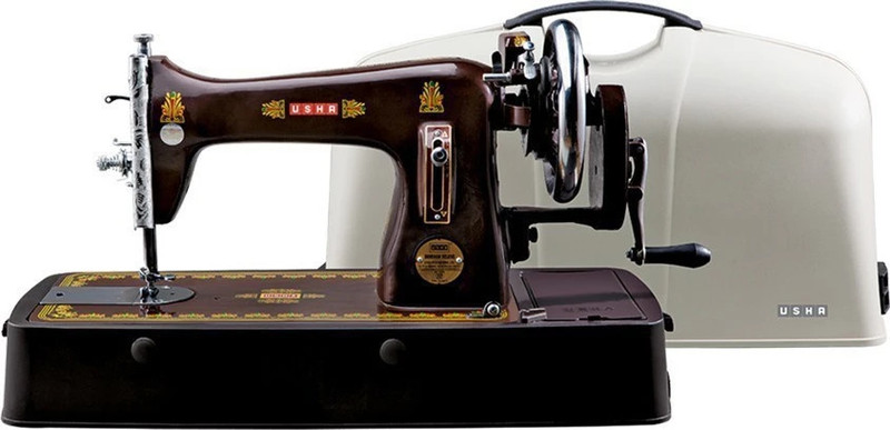 USHA Bandhan Dlx Composite with cover Manual Sewing Machine( Built-in Stitches 1)