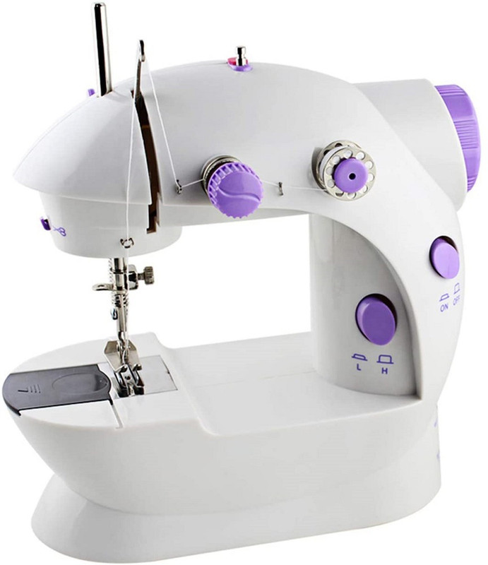 LATESHOP Mini Sewing Machine with Extension Table, Portable Dual Speed ​​ Electric Sewing Machine( Built-in Stitches 2)