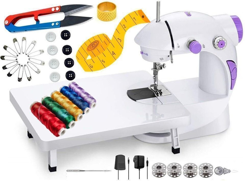 Kiwilon mini sewing machine silai machine portable sewing machine electric sewing machin Electric Sewing Machine( Built-in Stitches 2)
