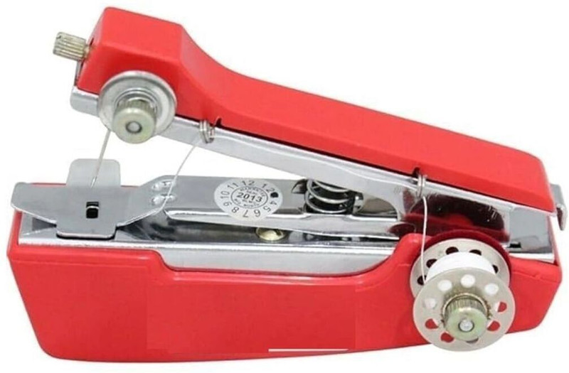 DIGSMORDEN Compact Handheld Sewing Machine for Clothes, Curtains and Fabric Repair Stapler Sewing Machine( Built-in Stitches 18)