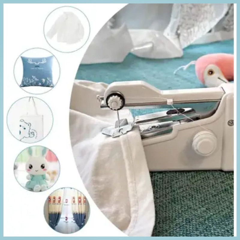 DIGSMORDEN Stapler Style Tailoring Silai Handheld Sewing Emergency Machine Electric Sewing Machine( Built-in Stitches 2)