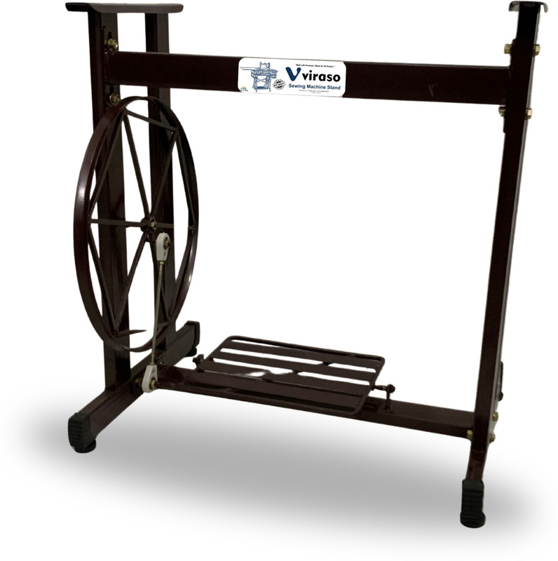 viraso VirasoSM01 Premium Heavy Sewing machine stand with wooden top and Strip Manual Sewing Machine( Built-in Stitches 0)