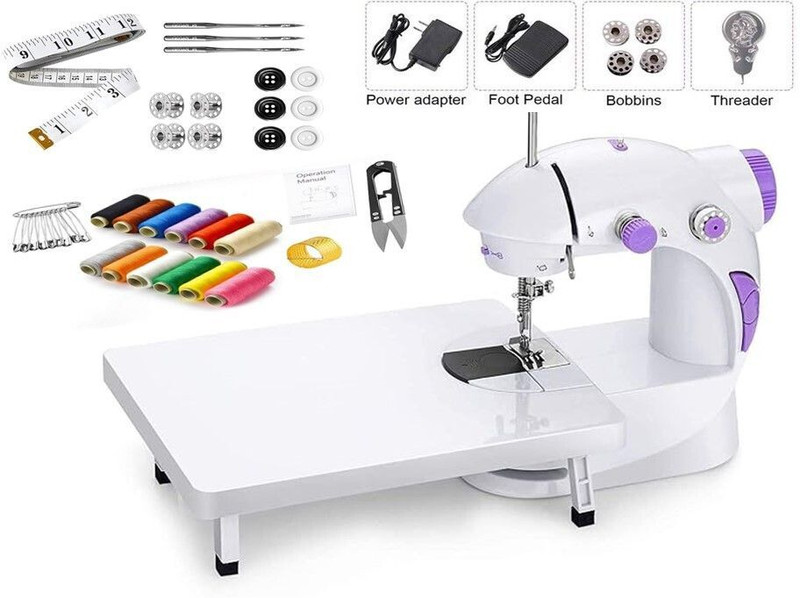 Jaxhom sewing machine with table sewing machine electric silai machine with stands Electric Sewing Machine( Built-in Stitches 2)